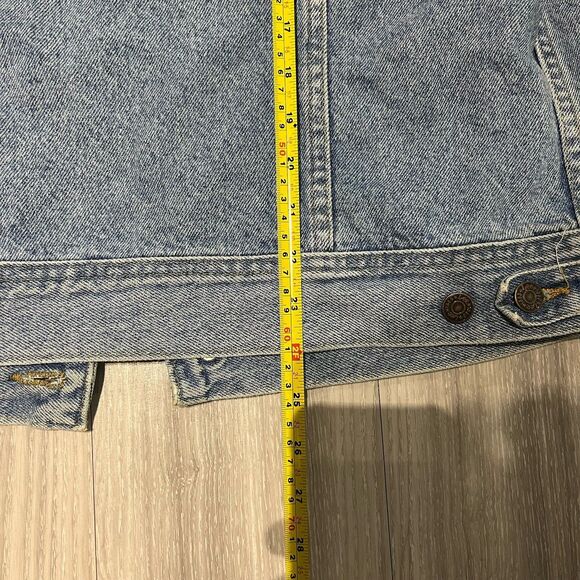 Vintage 90s Hard Rock Cafe New Orleans Lee Jean Jacket Denim Blue Size Medium - Picture 8 of 8